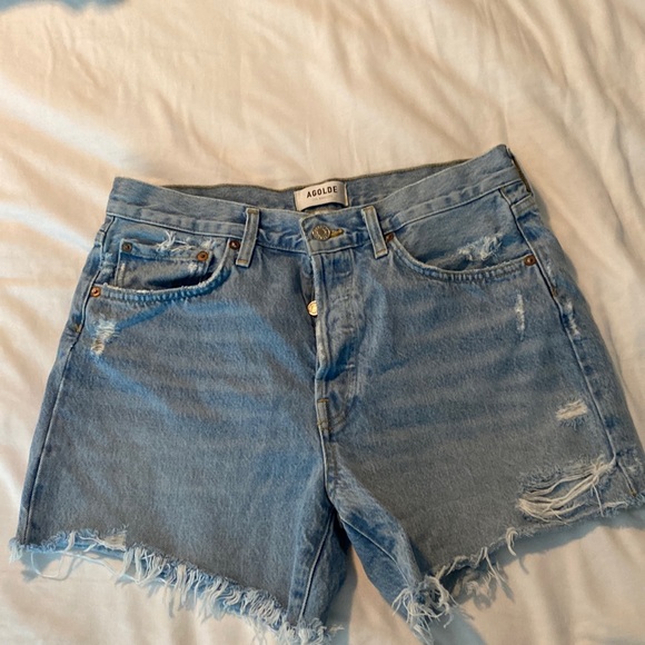 Agolde Pants - Agolde Parker Long Shorts size 28